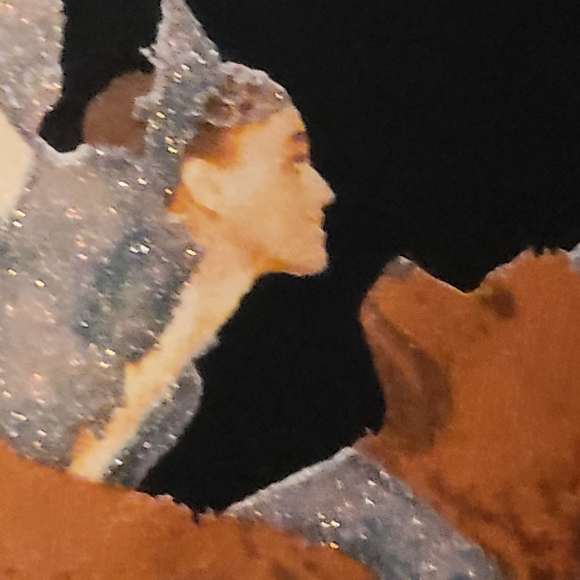 Vintage Nutcracker Ballet Sweatshirt. Y2k Black Jerzees Super Sweats USA Tag M - Picture 6 of 8